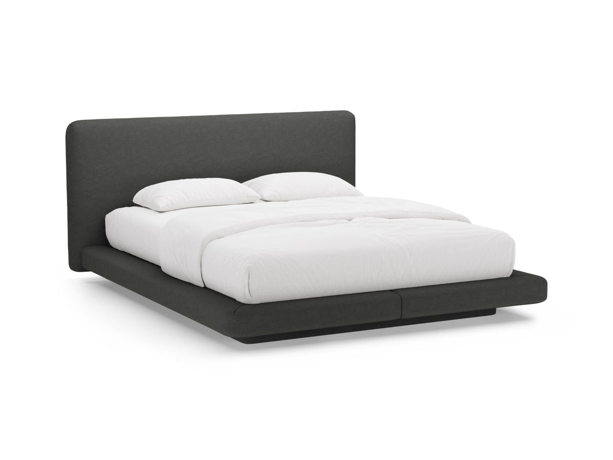 Letto con Testata Linea - Antracite 200x200