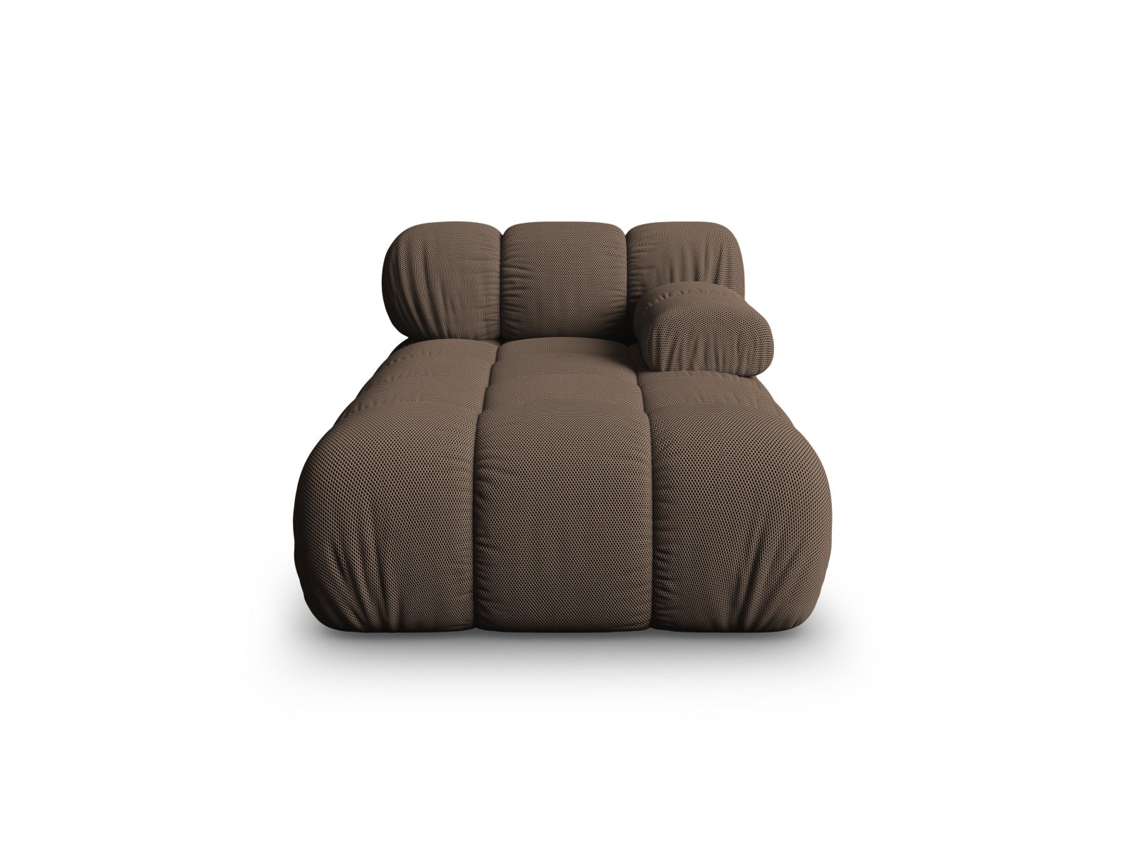 Chaise Longue Destra, "Bellis", 1 Posto, 155x94x70 - Marrone