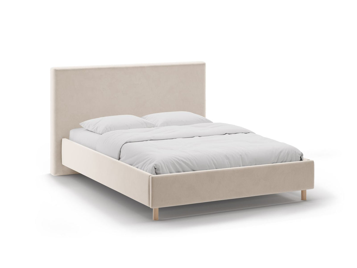 Letto Contenitore con Testata Eloise - Avorio 160x200