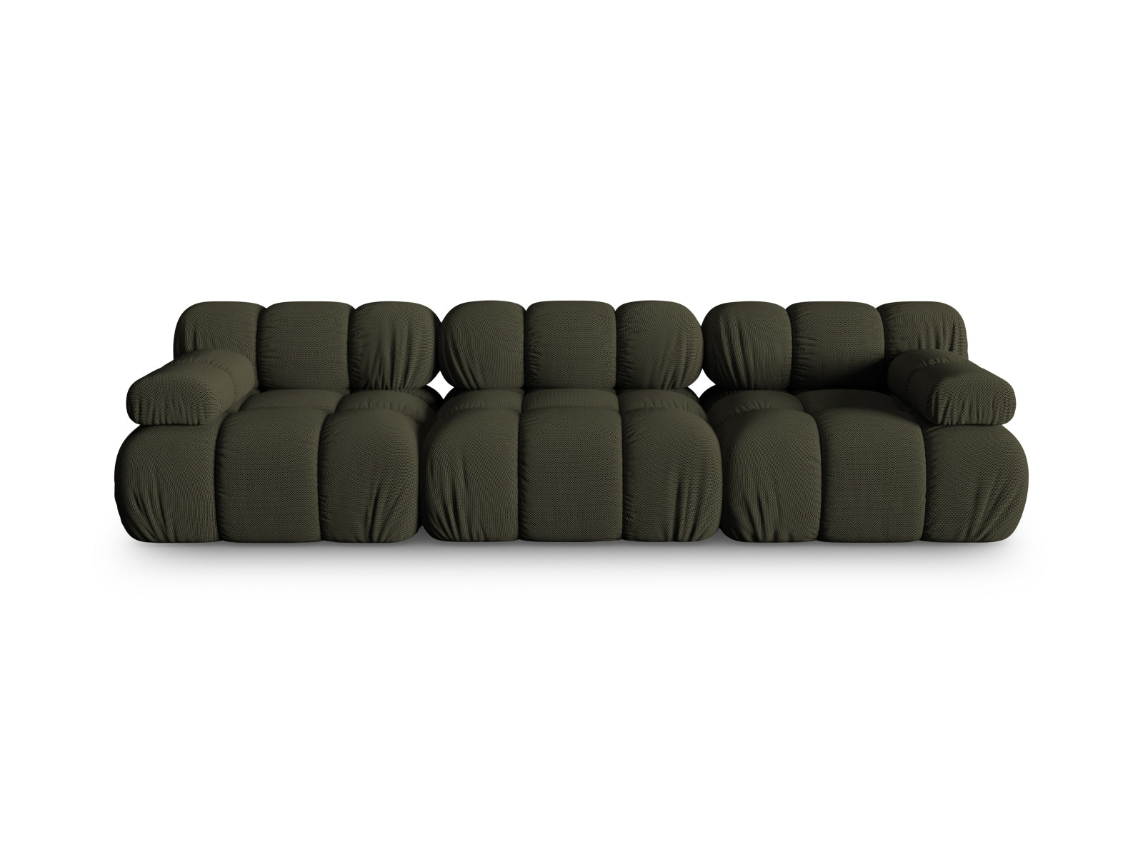Divano Modulare, "Bellis", 3 Posti, 282x94x70 - Verde Amazon