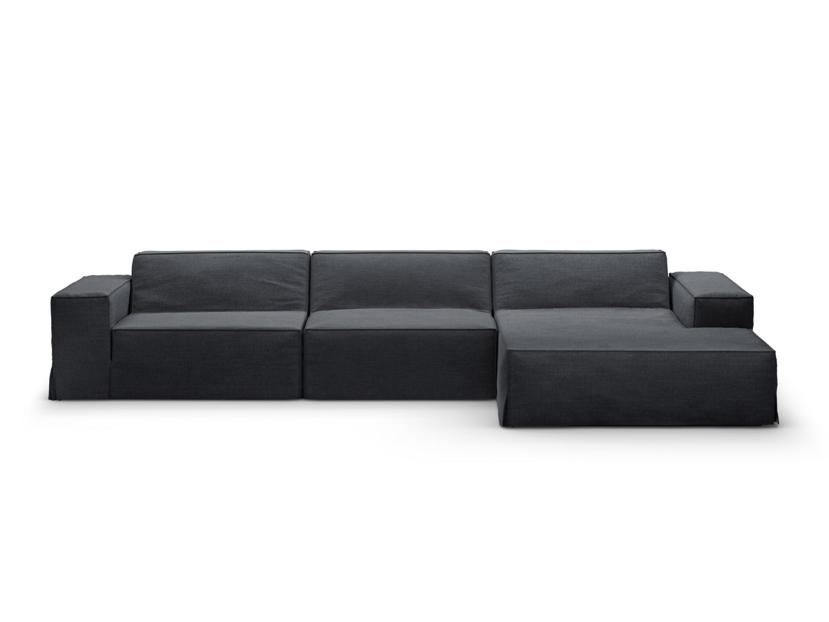 Divano Angolare Componibile Jodie, 4 Posti, 162x284x77