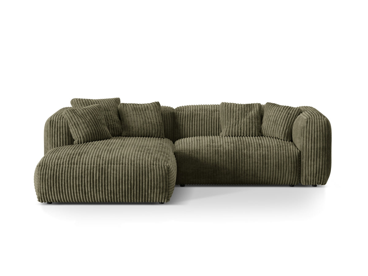 Divano Angolare Componibile XL Martina, 2 Posti, 176x280x75