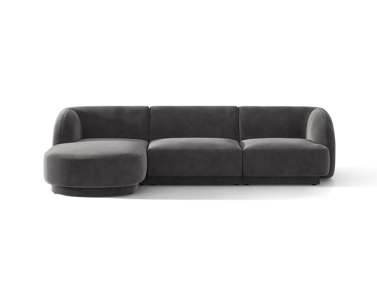 Divano Angolare Miley, 4 Posti, 156x255x70