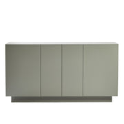 Credenza Gorizia grigio chiaro lucido