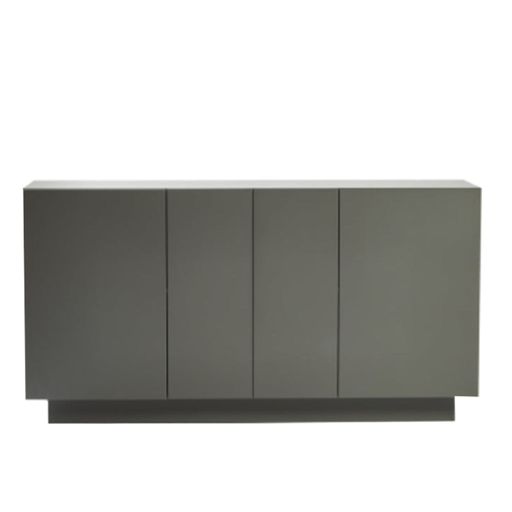 Credenza Gorizia grigio scuro lucido
