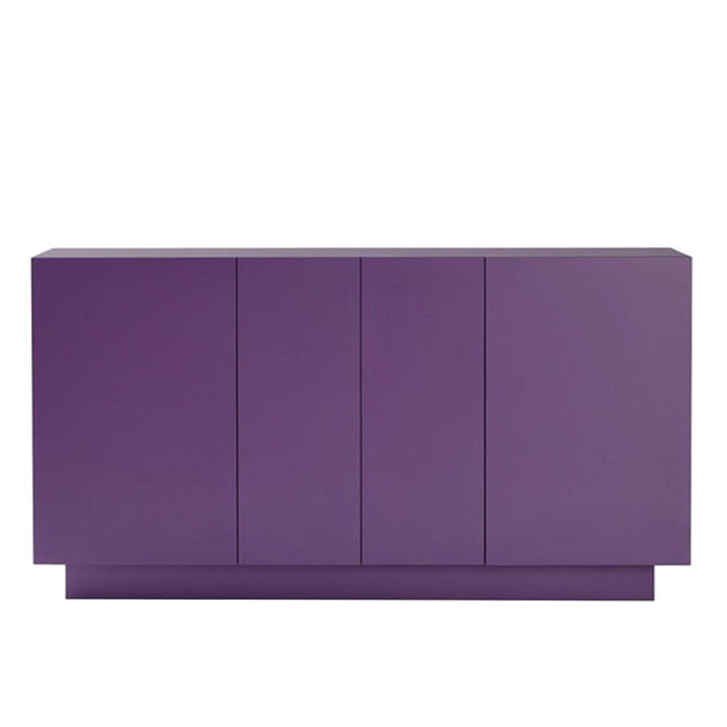 Credenza Gorizia viola melanzana lucido
