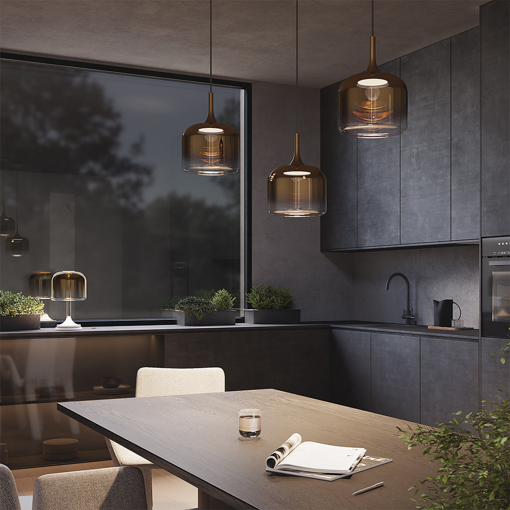 Lampada a sospensione Spirito - Maytoni - Oro - MOD286PL-L18G3K