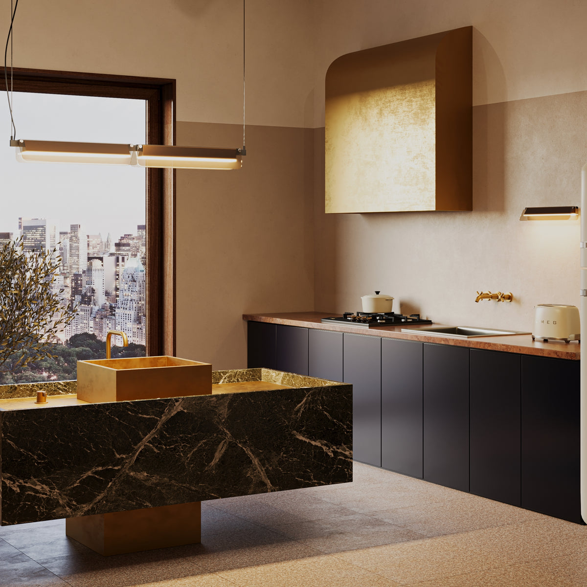 Lampada a muro Flat - Maytoni - Nero - MOD296WL-L10BC3K