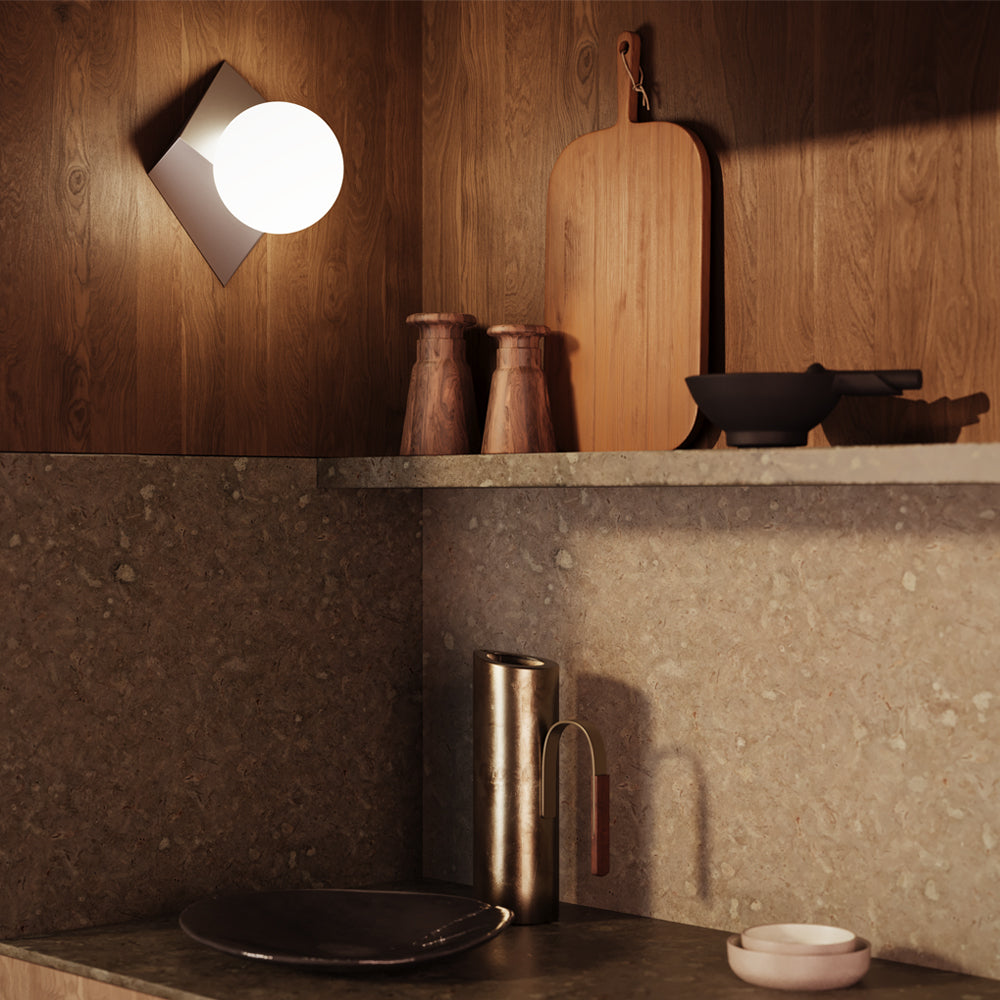 Lampada a muro Cubeo - Maytoni - Platino - MOD445WL-01PT