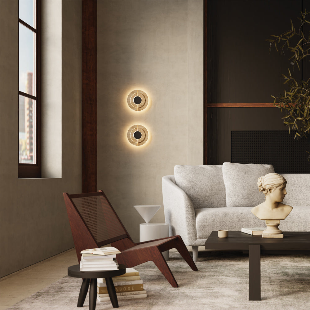 Lampada a muro Daylight - Maytoni - Nero - MOD462WL-L10BG3K