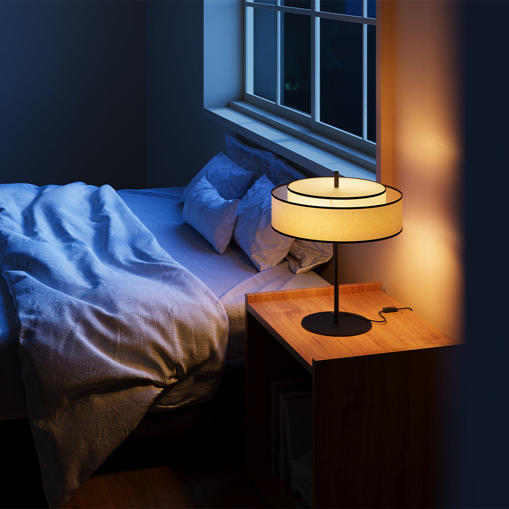 Lampada da tavolo Bergamo - Maytoni - Nero - MOD613TL-02W