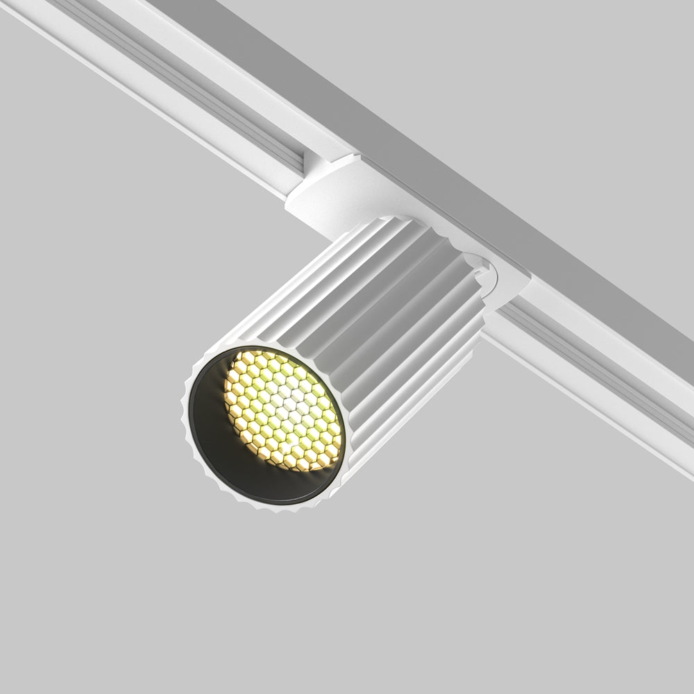 Faretto orientabile per sistema binario monofase Calipso - 10W