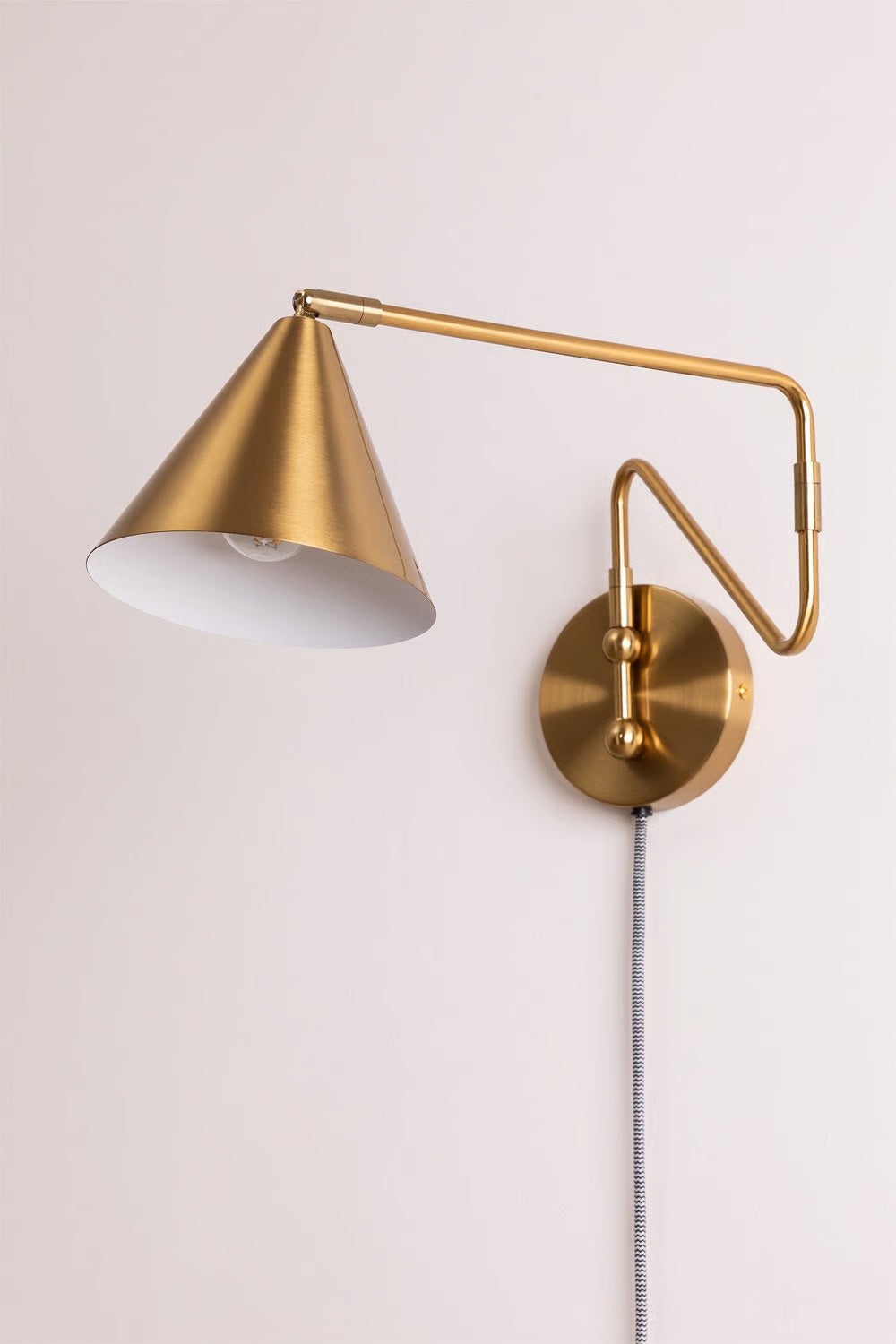 Fleka - lampada da parete metallic