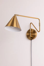 Fleka - lampada da parete metallic