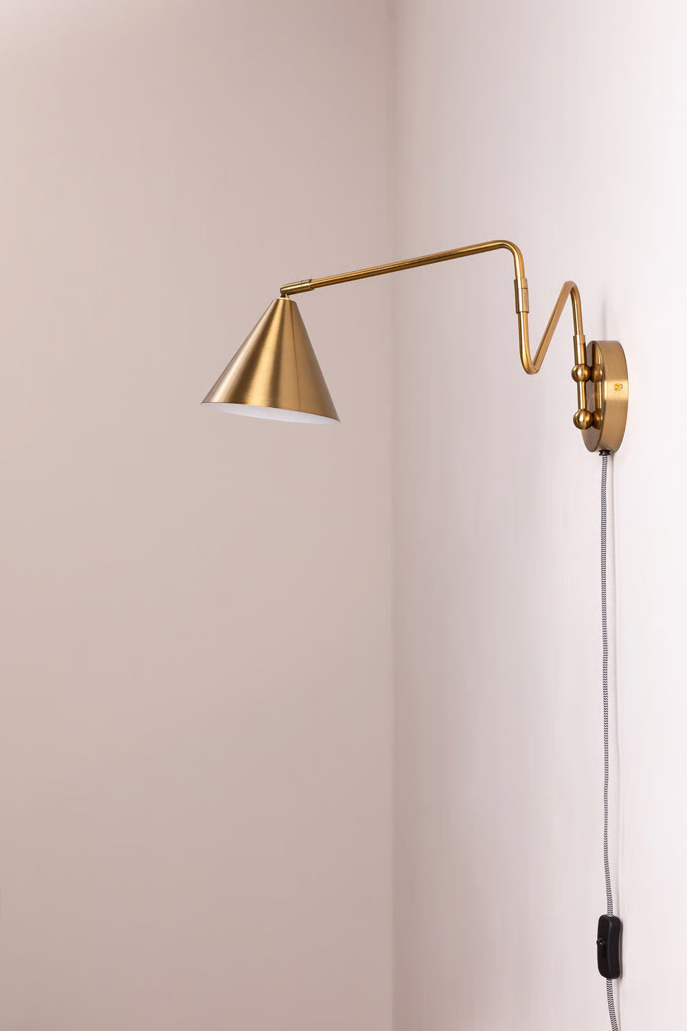Fleka - lampada da parete metallic