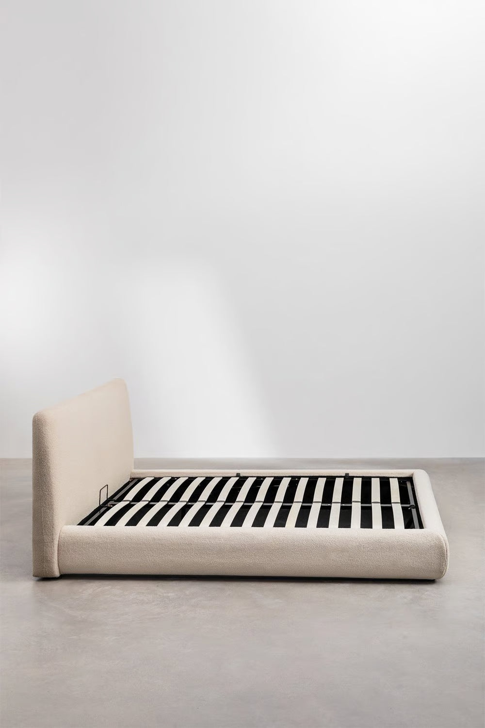 Norena - Letto con contenitore imbottito