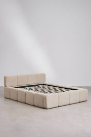 Letto con contenitore imbottito Jolcem