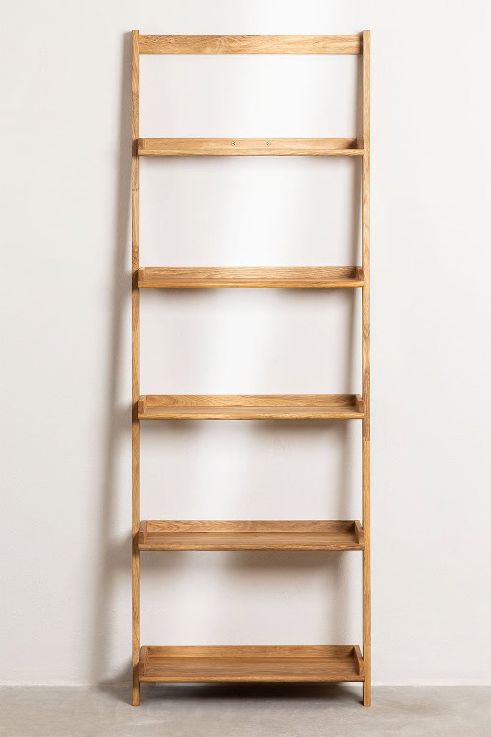 Idia - Libreria 65x180 cm in legno di rovere