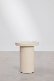 Cirela - Tavolino laterale rotondo Ø40 cm in MDF