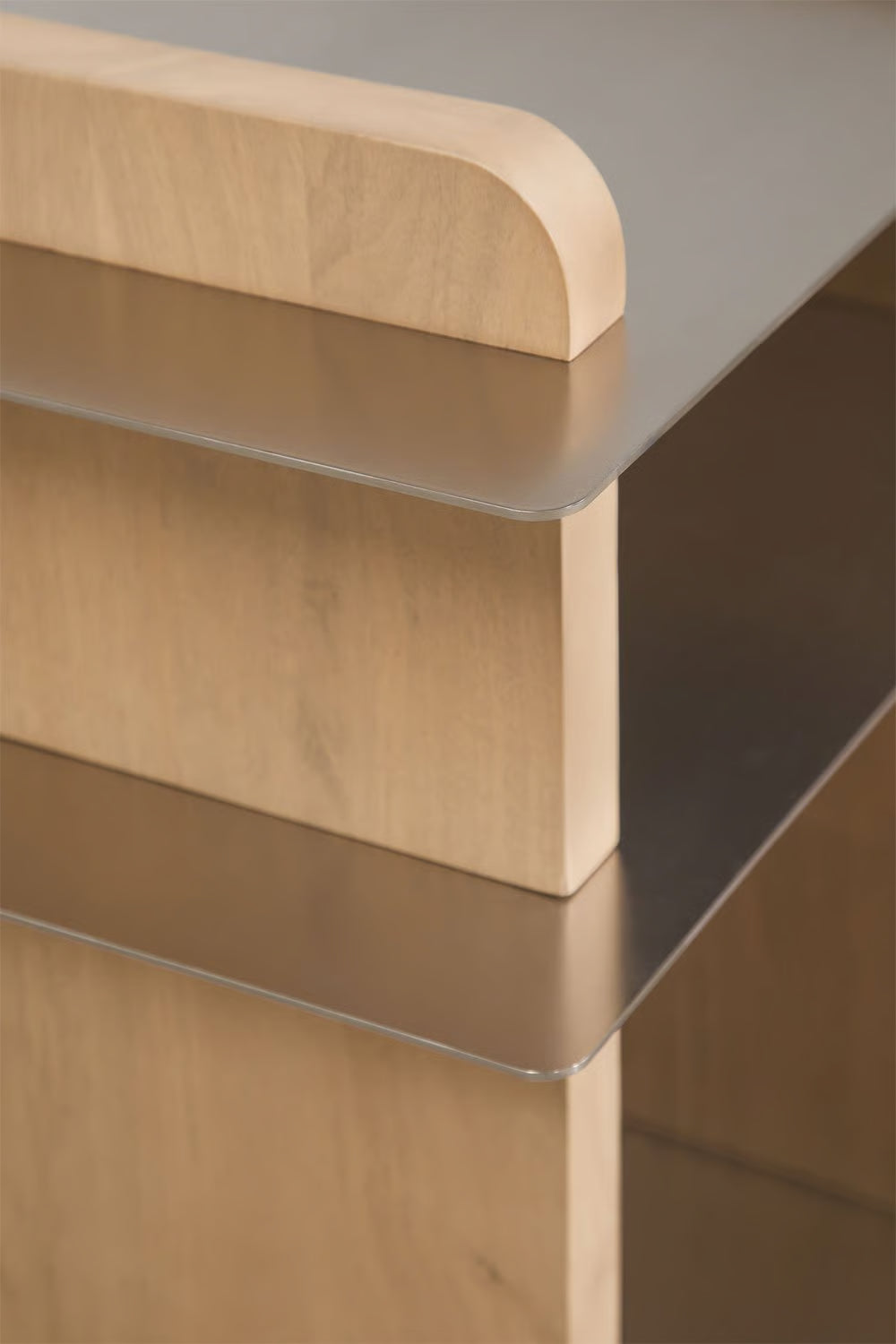 Tokyo - Mobile TV 180x40 cm in legno di mango e acciaio