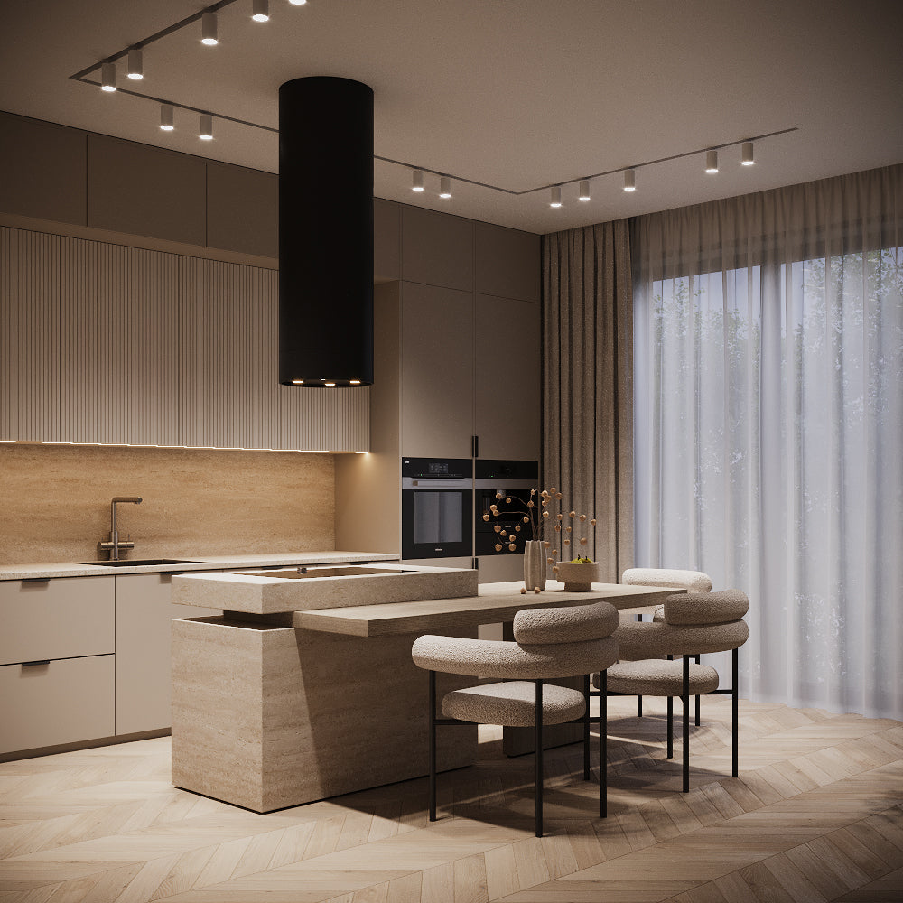 Faretto Calipso per Binario Unity - TR218-1-GU10-BK