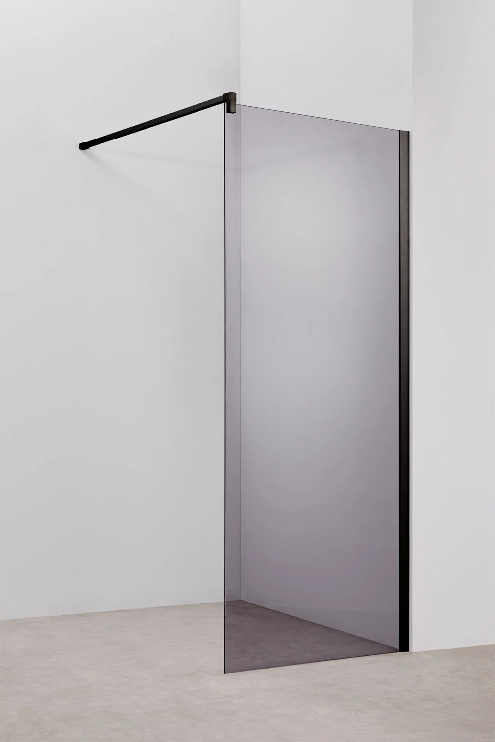 Bristol -  Parete doccia fissa con vetro temperato da 8 mm e alluminio