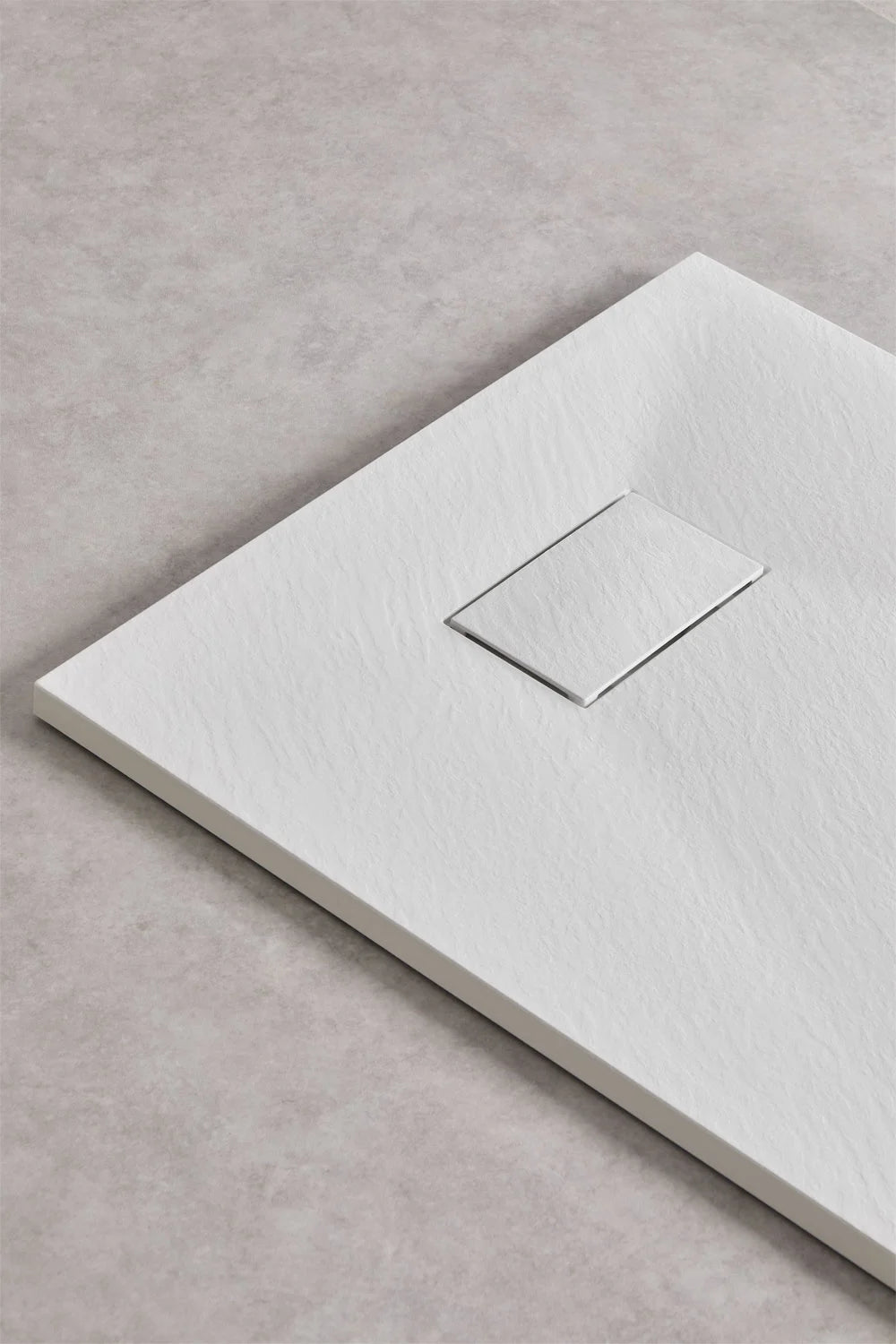 Soho - Piatto doccia rettangolare, antiscivolo, extrapiatto in resina SMC