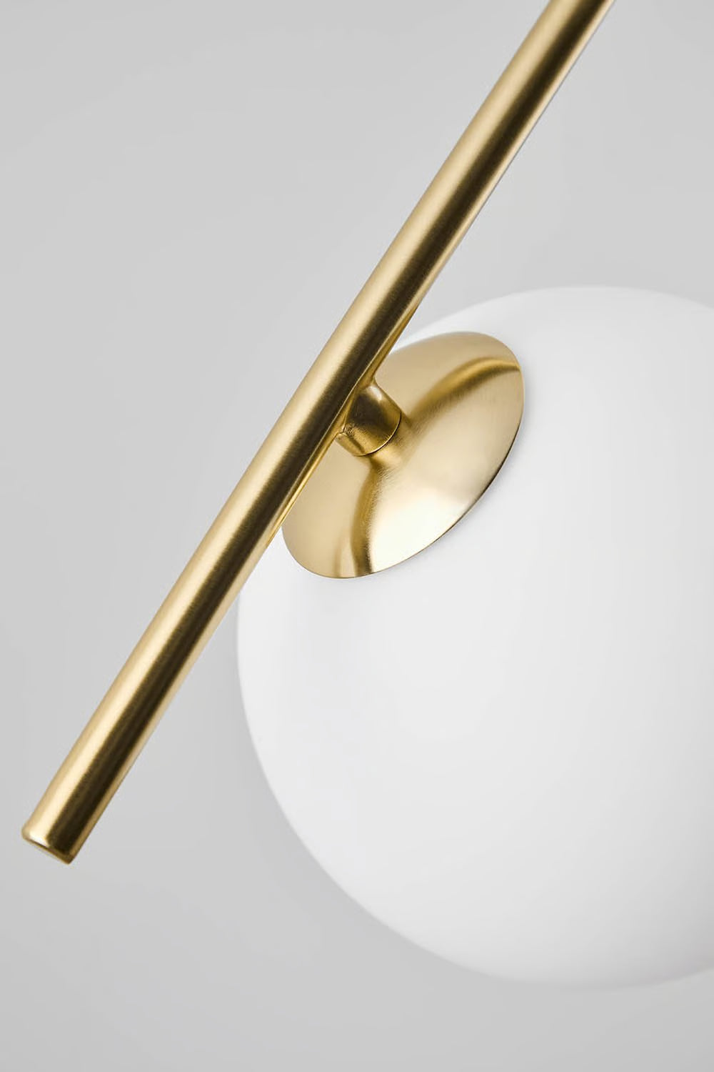 Linorayle - Plafoniera da bagno in acciaio inox con sfera di vetro