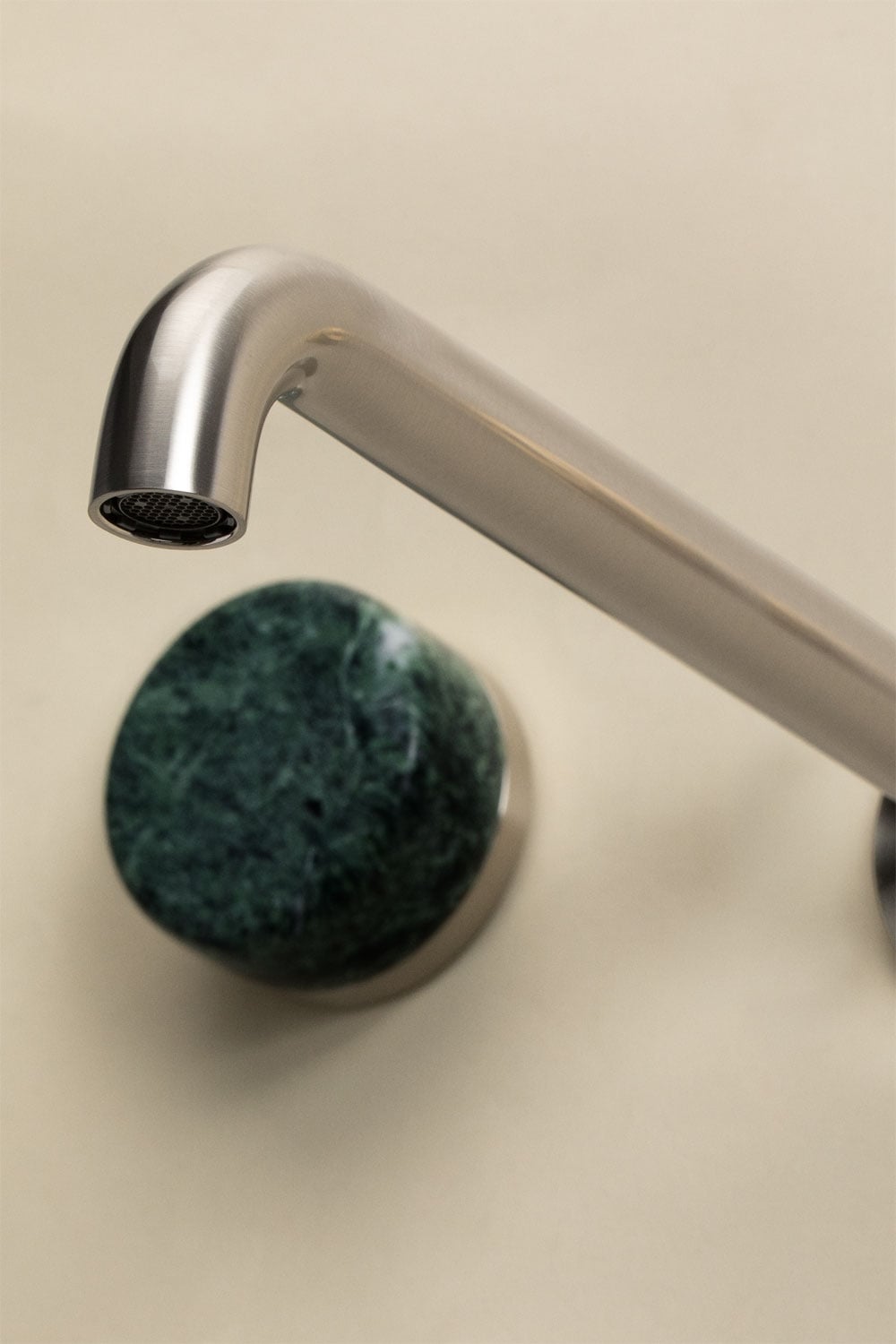 Gilstoin - Rubinetto da lavabo a incasso in ottone e pietra naturale