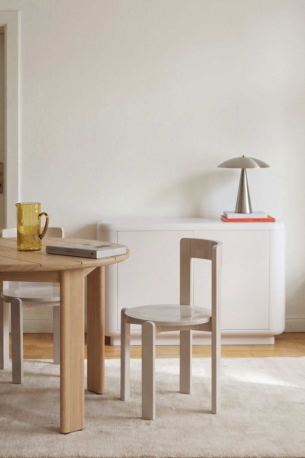 Noreli - Sedia da pranzo in legno di rovere (Set di 2)