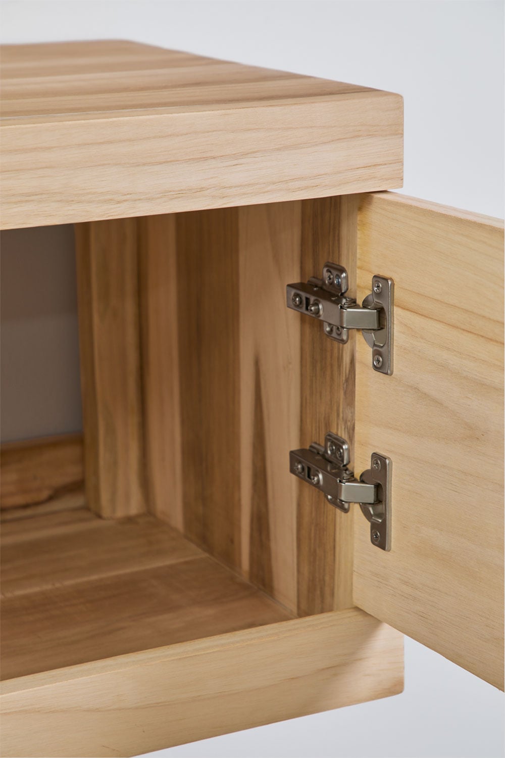 Belivetta - Mobile bagno sospeso 60x45 cm in legno di teak