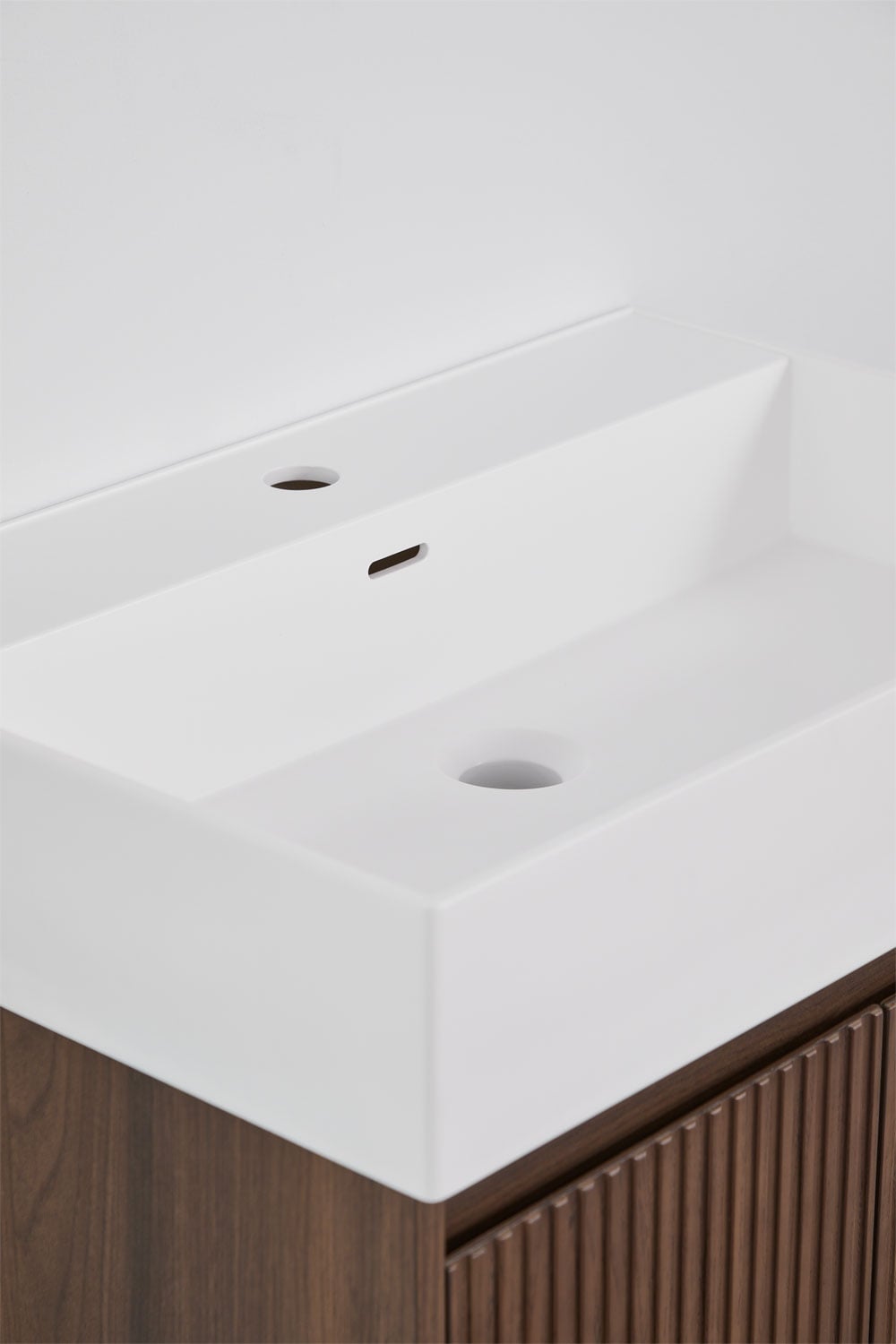 Genevie - Set mobile bagno sospeso 60x40 cm con lavabo integrato