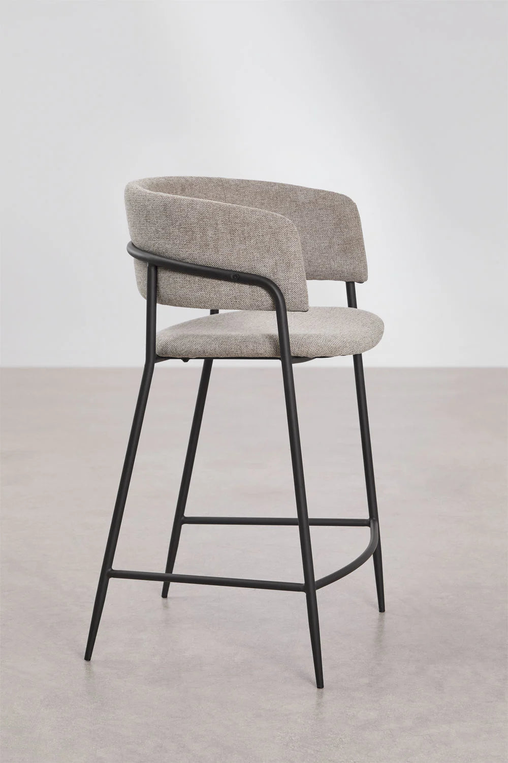 Nalon - Sgabello alto imbottito