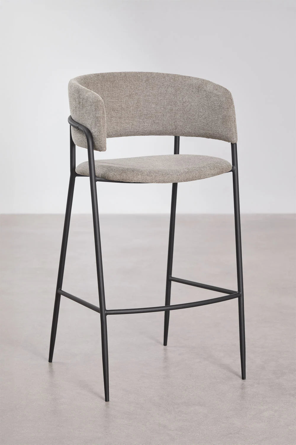 Nalon - Sgabello alto imbottito