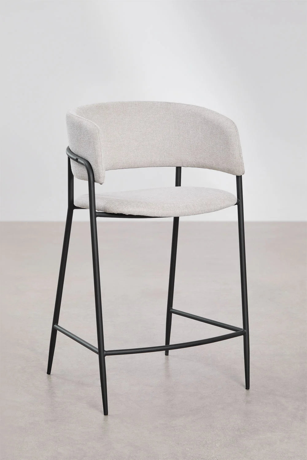 Nalon - Sgabello alto imbottito