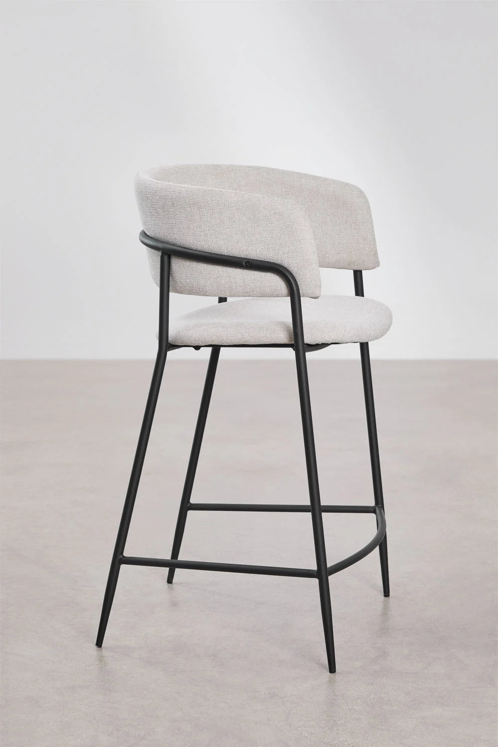 Nalon - Sgabello alto imbottito