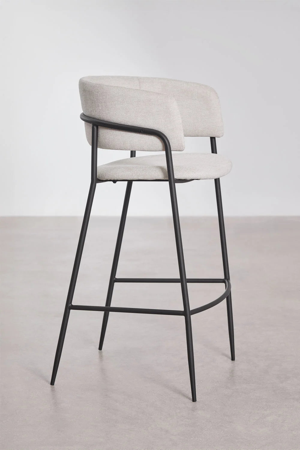 Nalon - Sgabello alto imbottito