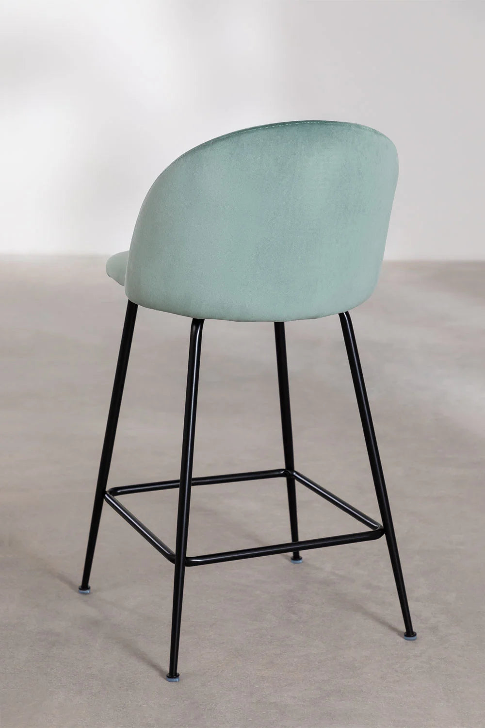 Kana - Sgabello alto in velluto Kana Design