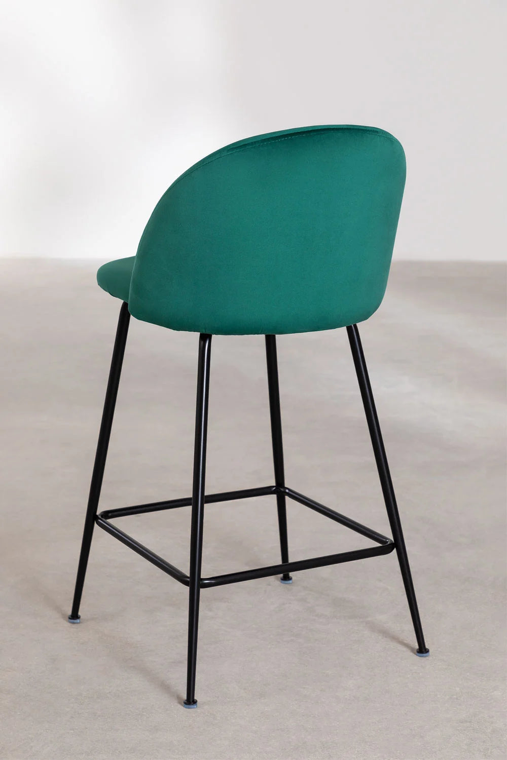 Kana - Sgabello alto in velluto Kana Design