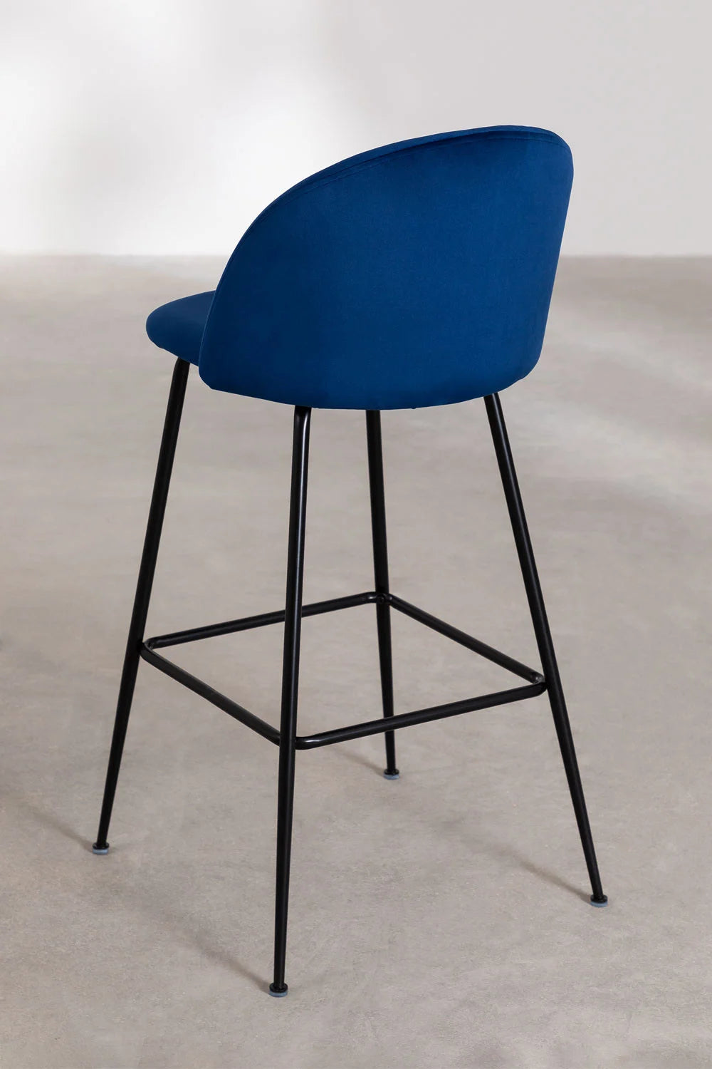 Kana - Sgabello alto in velluto Kana Design