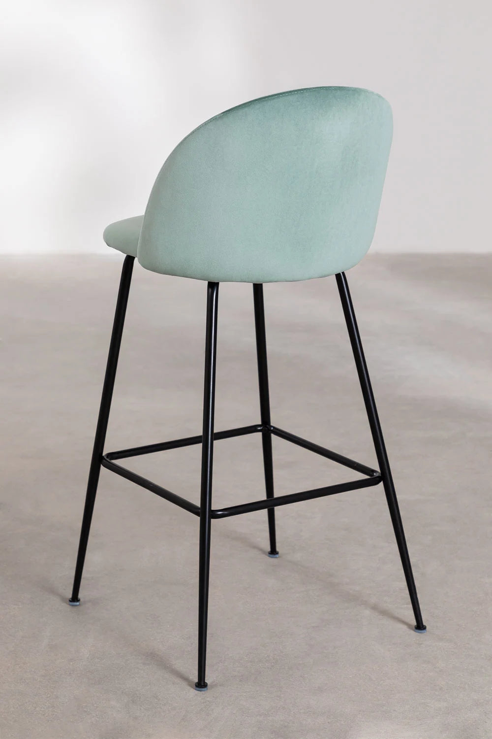 Kana - Sgabello alto in velluto Kana Design