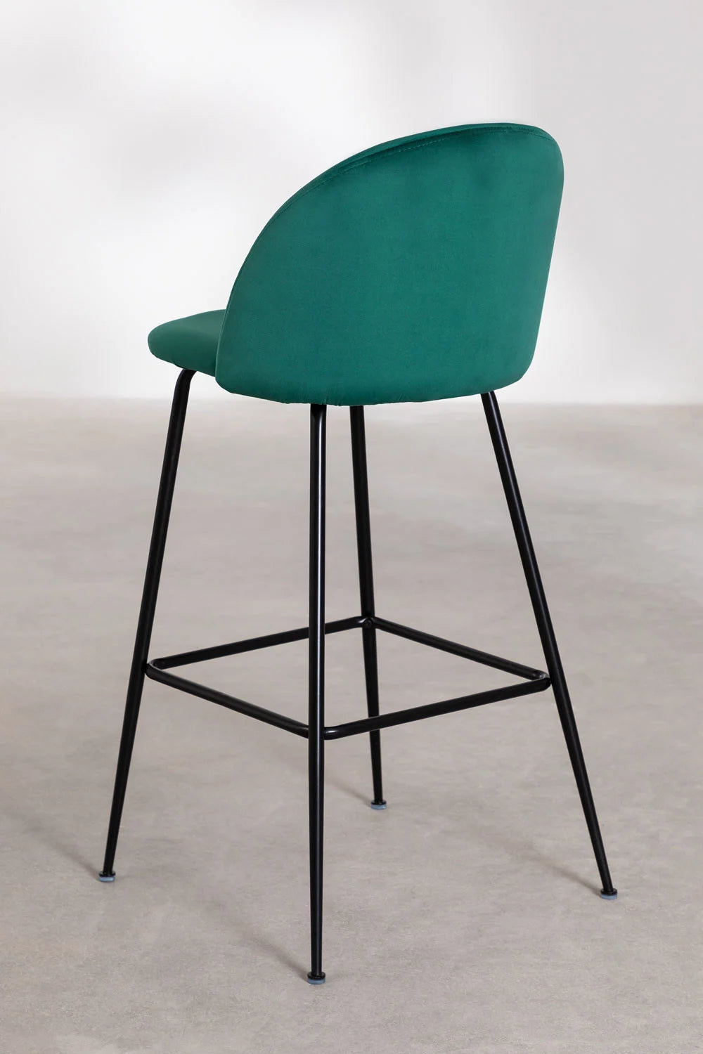 Kana - Sgabello alto in velluto Kana Design