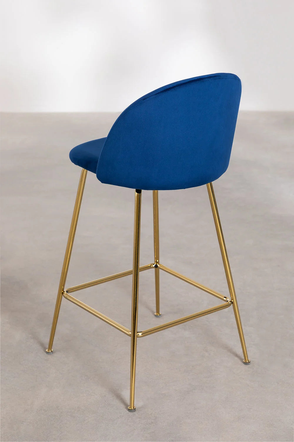 Kana - Sgabello alto in velluto Kana Design