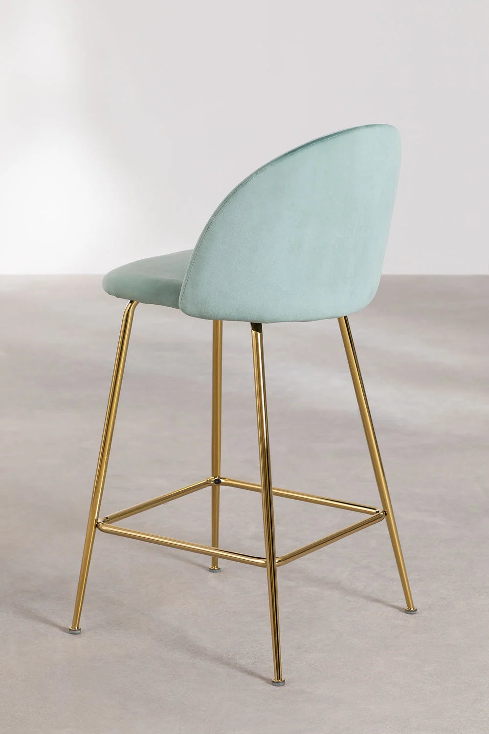 Kana - Sgabello alto in velluto Kana Design