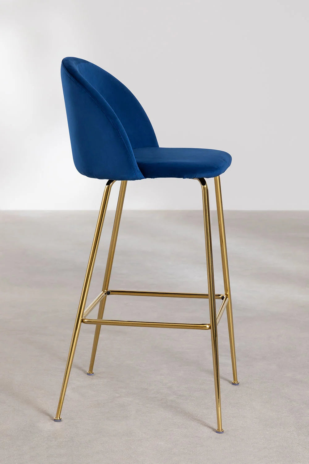 Kana - Sgabello alto in velluto Kana Design