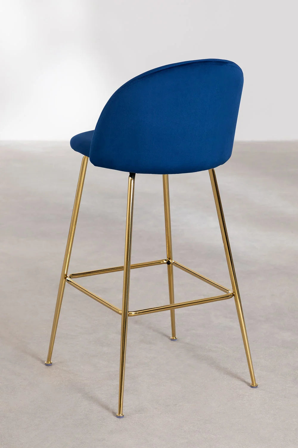 Kana - Sgabello alto in velluto Kana Design