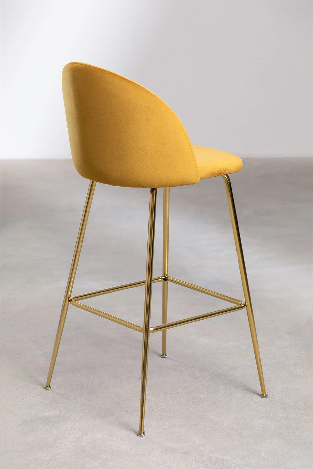 Kana - Sgabello alto in velluto Kana Design