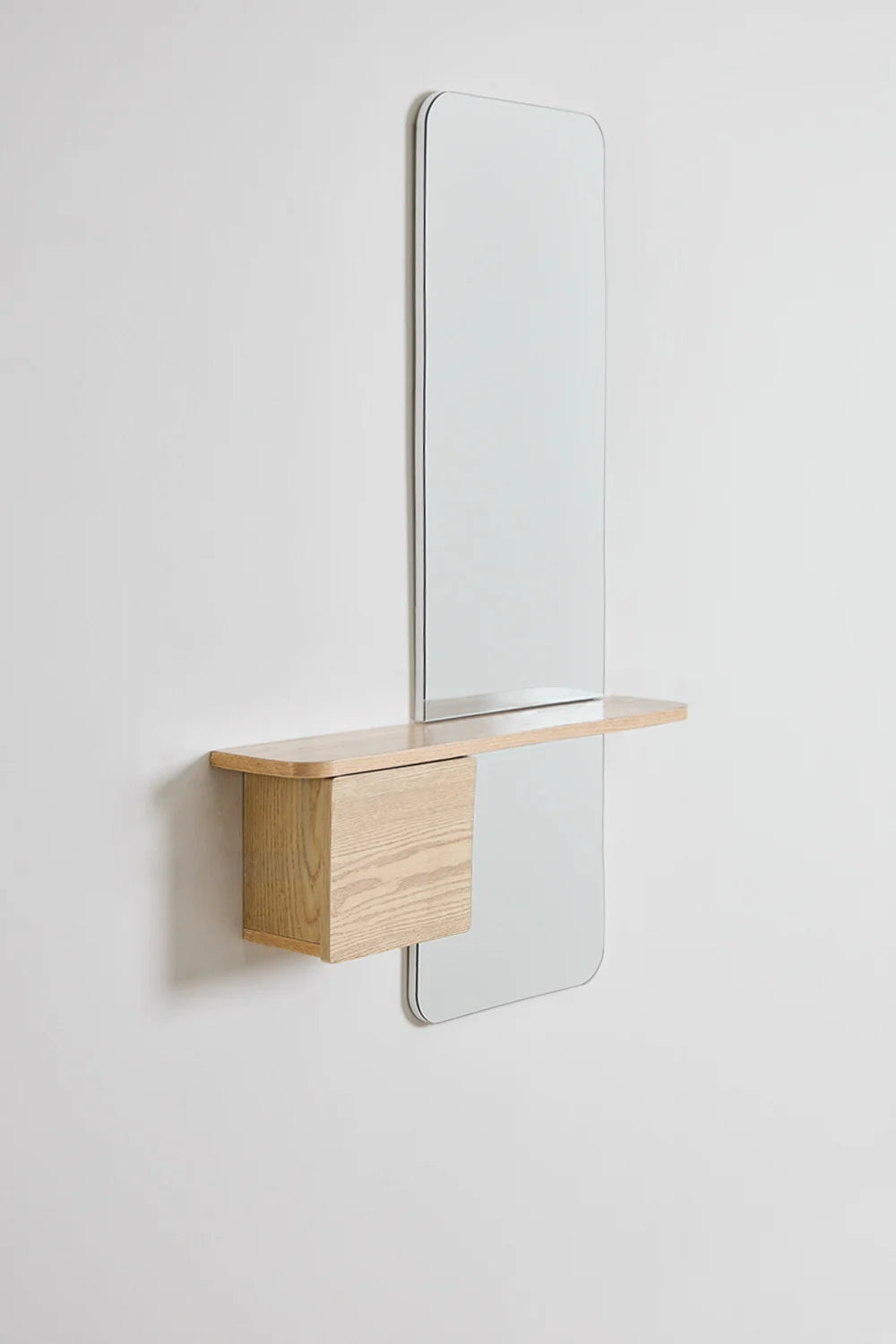 Varna - Consolle ingresso 80x120 cm in MDF con specchio