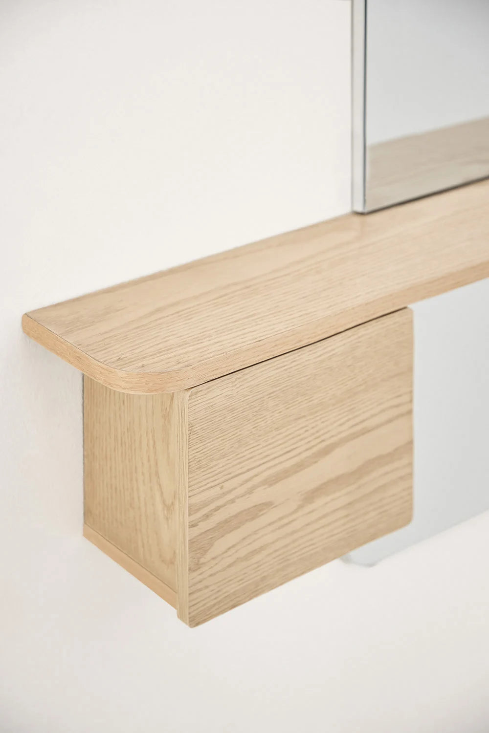 Varna - Consolle ingresso 80x120 cm in MDF con specchio