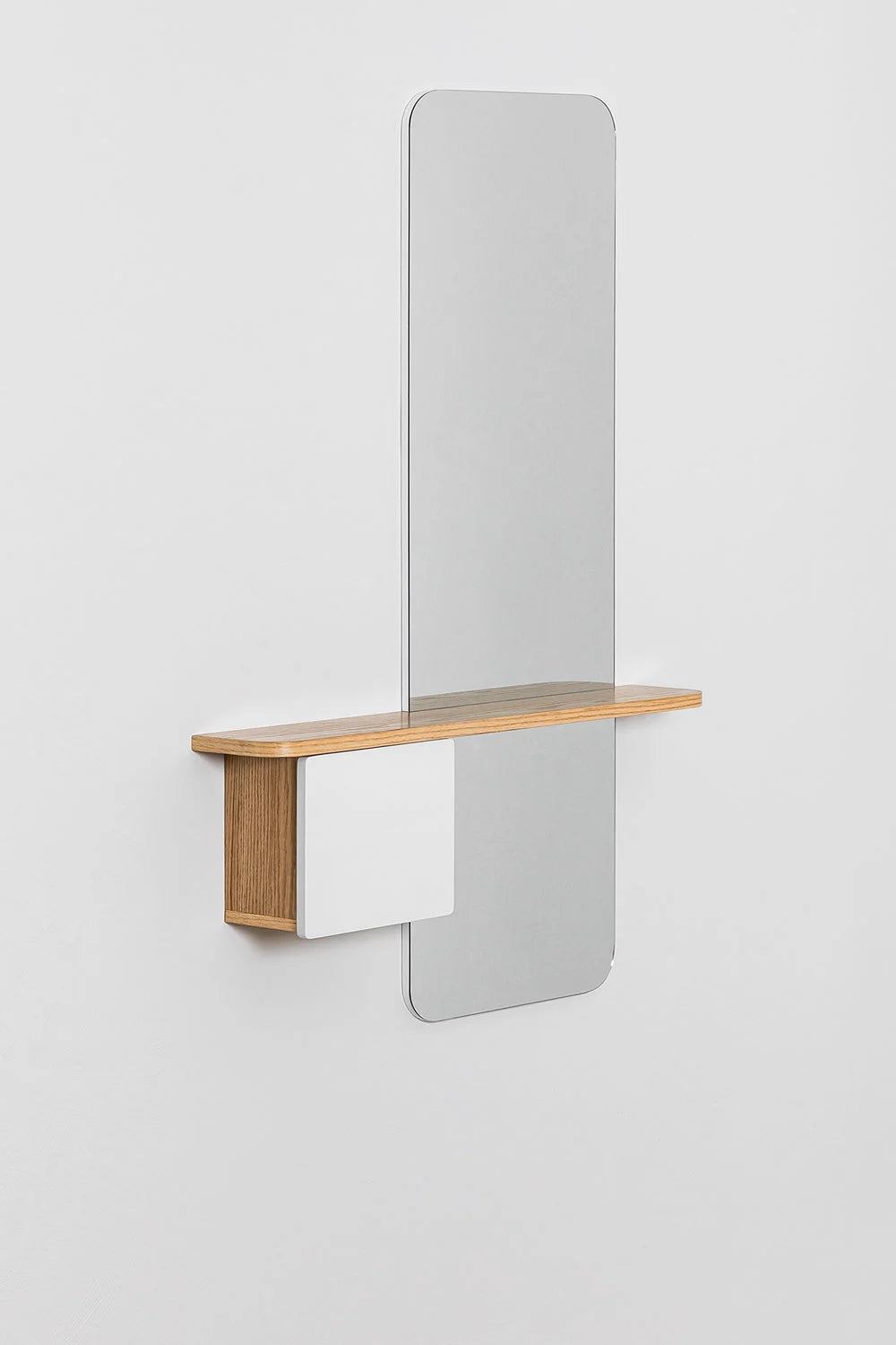 Varna - Consolle ingresso 80x120 cm in MDF con specchio